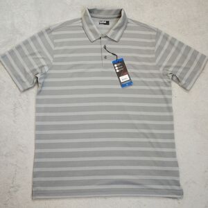 Bolle Performance Grey White Polo Shirt
